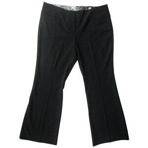 NWT Metaphor Women's Modern Fit Bootcut Black Pinstripe Dress Pants Size 12S